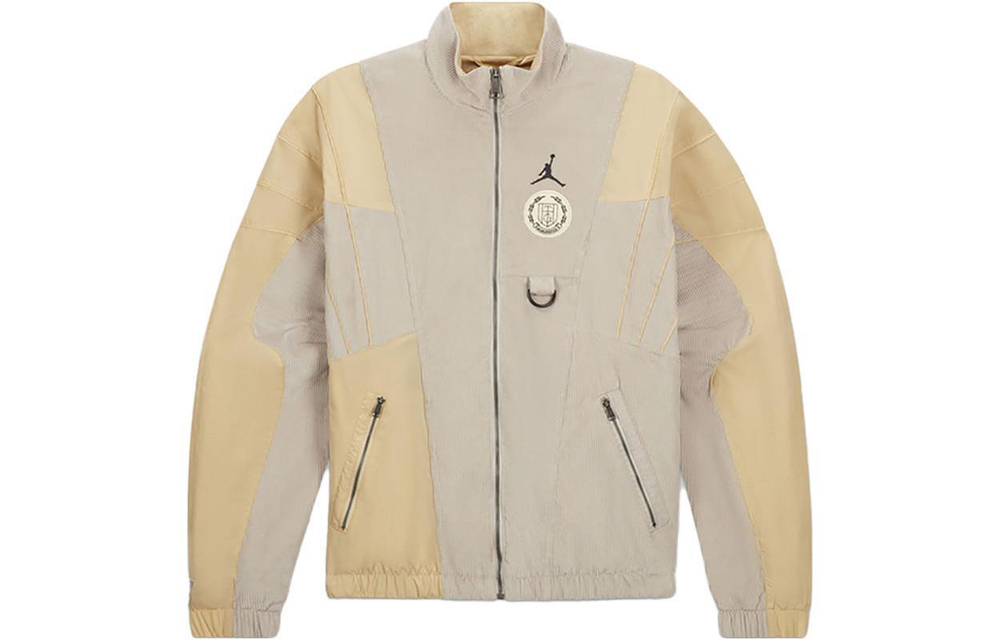 Jordan x HTG Crossover Contrast Color Stitching Logo Stand Collar Jacket Asia Edition, DJ7976-236