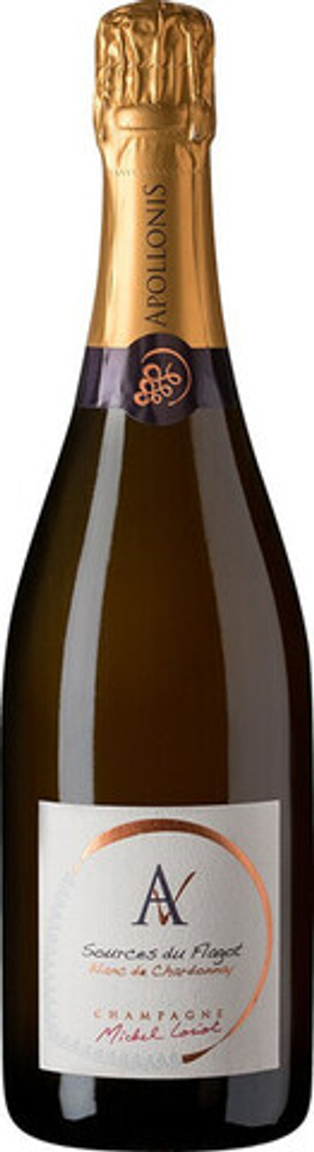 Шампанское Apollonis Sources du Flagot Blanc de Blancs Extra-Brut Champagne AOC, 0,75 л.