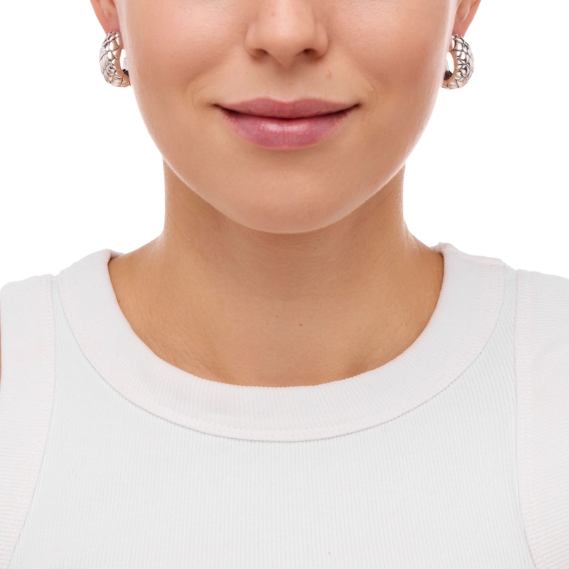 Серьги Змеиная Кожа