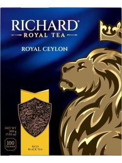 Чай в пакетиках черный Richard Цейлон (Шри-Ланка), 100 шт