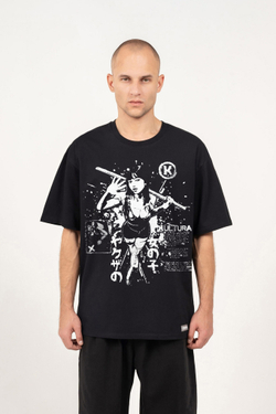 Футболка KUL'TURA "Yakuza girl" Черный