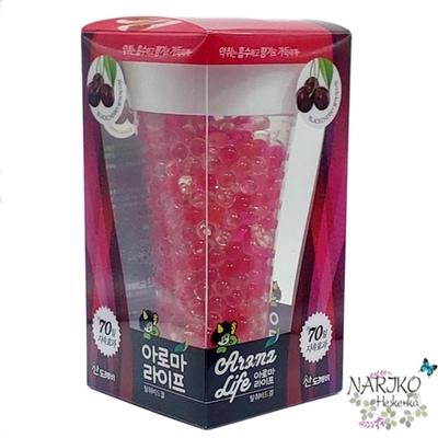 Гелевый освежитель воздуха для комнаты Sandokkaebi Aroma Life Черешня, бусины 150 гр.