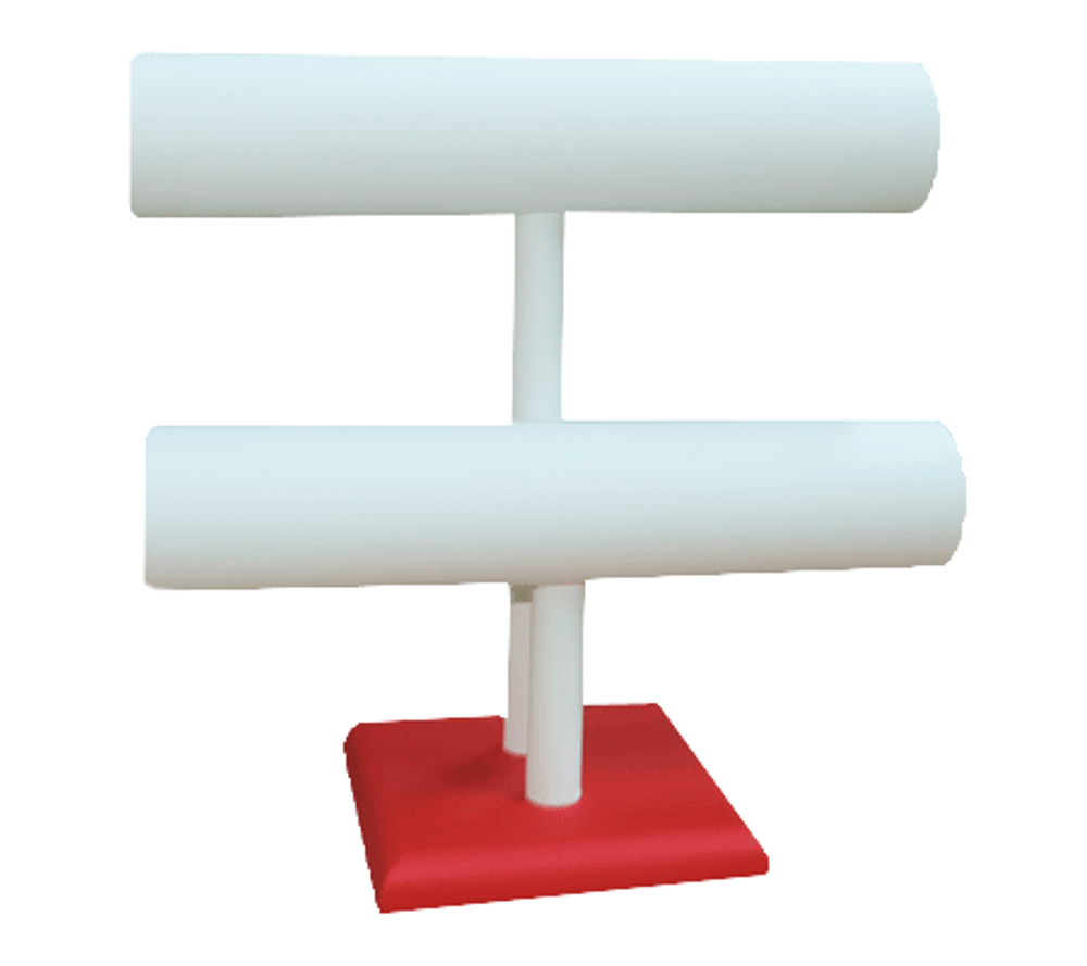 Подставка для браслетов/часов/Т-образная/2 валика d-50 мм./основание/Н-250 мм.