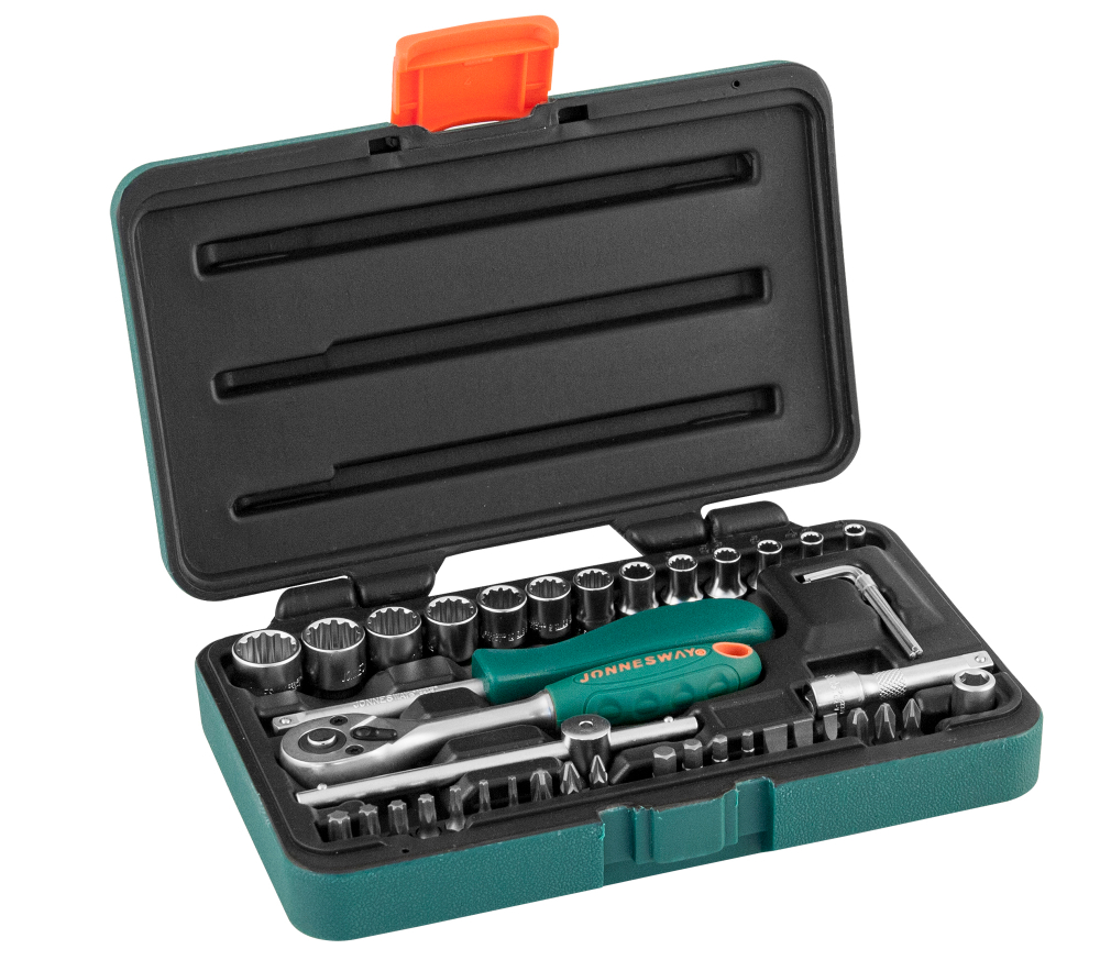 S68H2141S Набор головок торцевых 1/4"DR Super Tech, 41 предмет