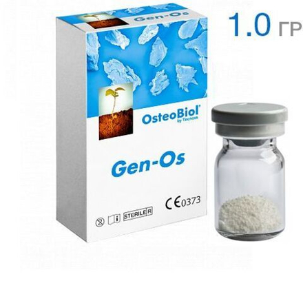 OsteoBiol Gen-Os Mix 1,0г-Гранулы из смеси губчатой и кортикальной кости с коллагеном, M1010FS