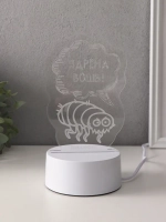 Светильник "Ядрёна вошь!" LED RGB от сети RISALUX 9,5х9,4х14