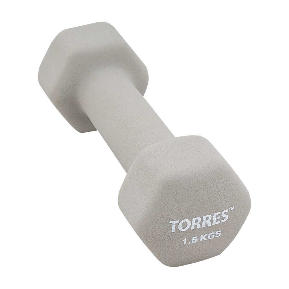 Гантель неопреновая TORRES 1.5 кг арт. PL550115