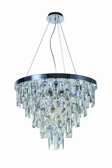 5729R/10A CHROME+CLEAR (1) Люстра NW