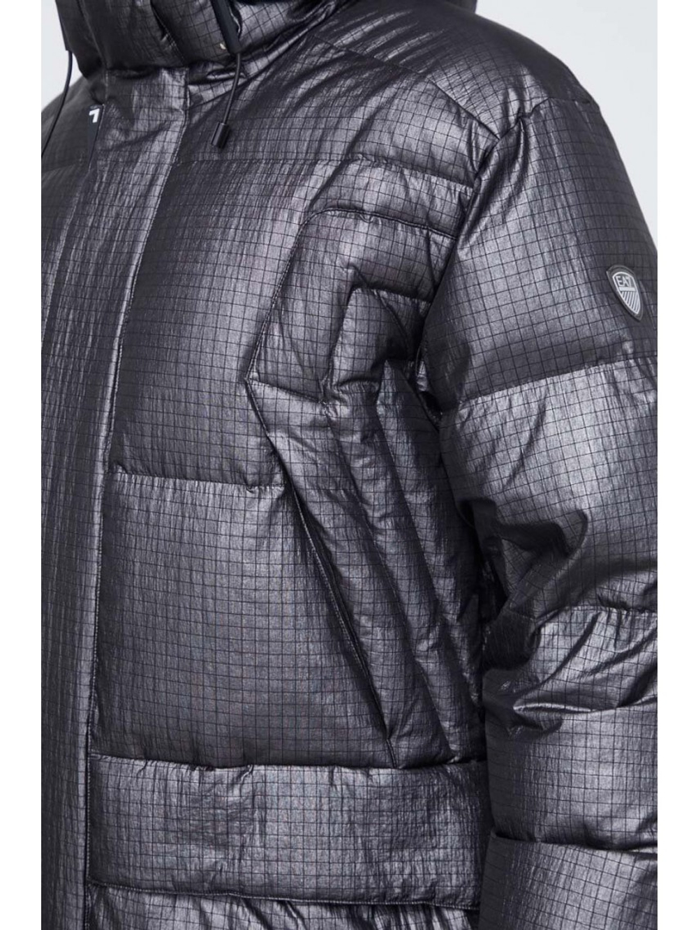 Глянцевый пуховик DOWN JACKET EA7
