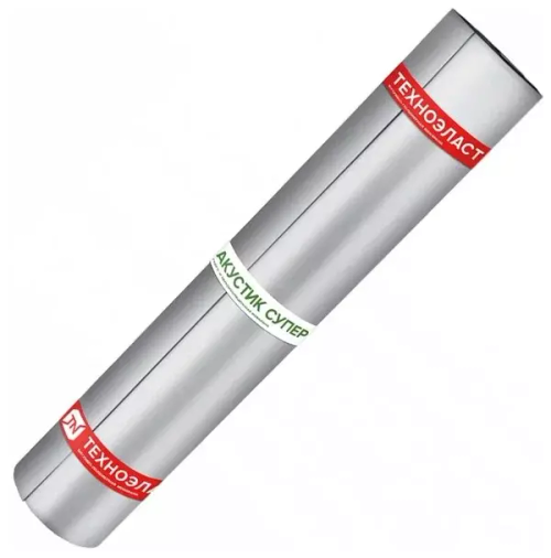 Техноэласт акустик супер. 4 мм. 10 м2.