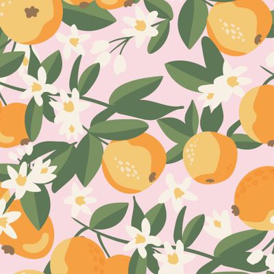 Цветущий апельсин