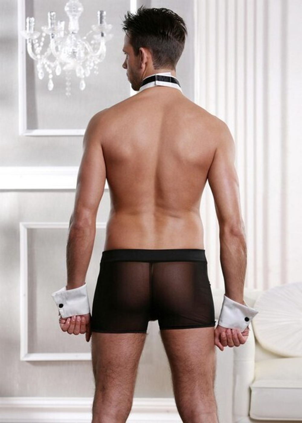 Костюм официанта SL (46-48) (Цвет: черный с белым)