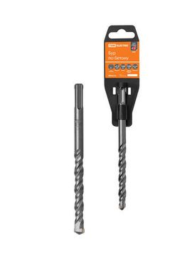 Бур по бетону, 12×160×100 мм, SDS-Plus, 2 резца, пластиковый держатель, 1 шт, "Рубин" TDM