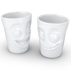 Набор кружек 2шт 350мл Tassen Joking & Tasty белый