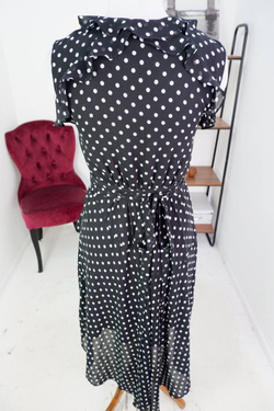 Платье Forever New в горошек, маркировка 36, визуально на 42 размер