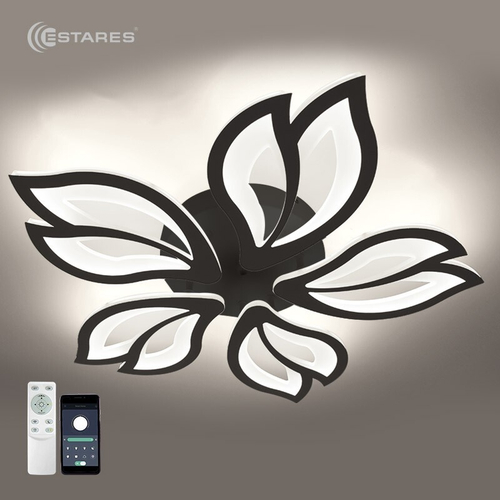 Управляемый светодиодный светильник ASTRA 120W 5F-APP 635x70-BLACK/WHITE-220-IP20