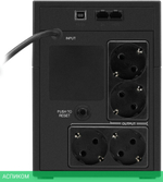 Источник бесперебойного питания Ippon Back Basic 1200 Euro черный (1687965)