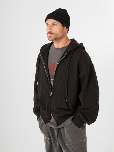 Черная хлопковая худи Votus на молнии