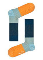 Яркие носки унисекс Block Rib Sock (Размер: 29) (Цвет: синий с красным)