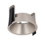 Светильник встраиваемый MUNICH под лампу GU10,  цвет шлифованный алюминий,  D82xH57, 2мм,  IP20