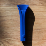 Синий аккумуляторный вибромассажер 11,7см для стимуляции клитора Sose Care CA00103