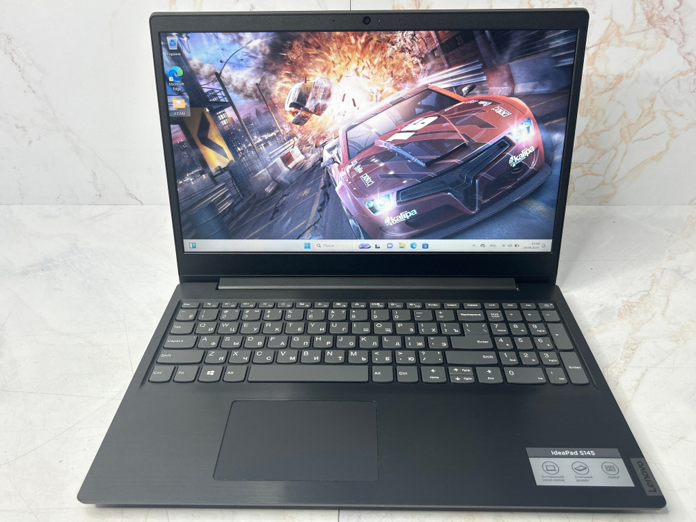 Ноутбук Lenovo IdeaPad S145-15IWL (81MV00HHRU)15.6"/Intel Pentium Gold 5405U/RAM 4 GB/SSD 256GB/Intel UHD Graphics 610/1366*768/TN/Windows 11/Подсветка кл-ры: нет/Черный. Состояние: B1
