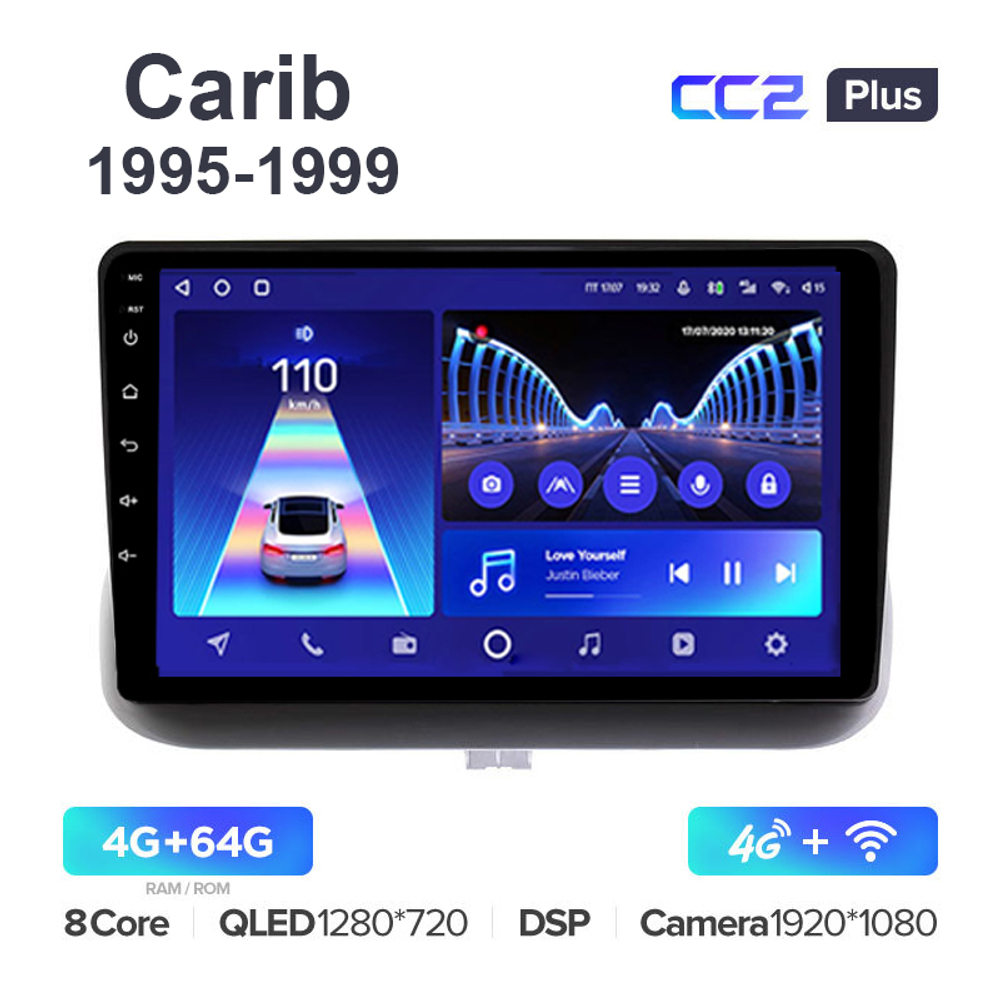 Teyes CC2 Plus 9"для Toyota Carib 1995-1999