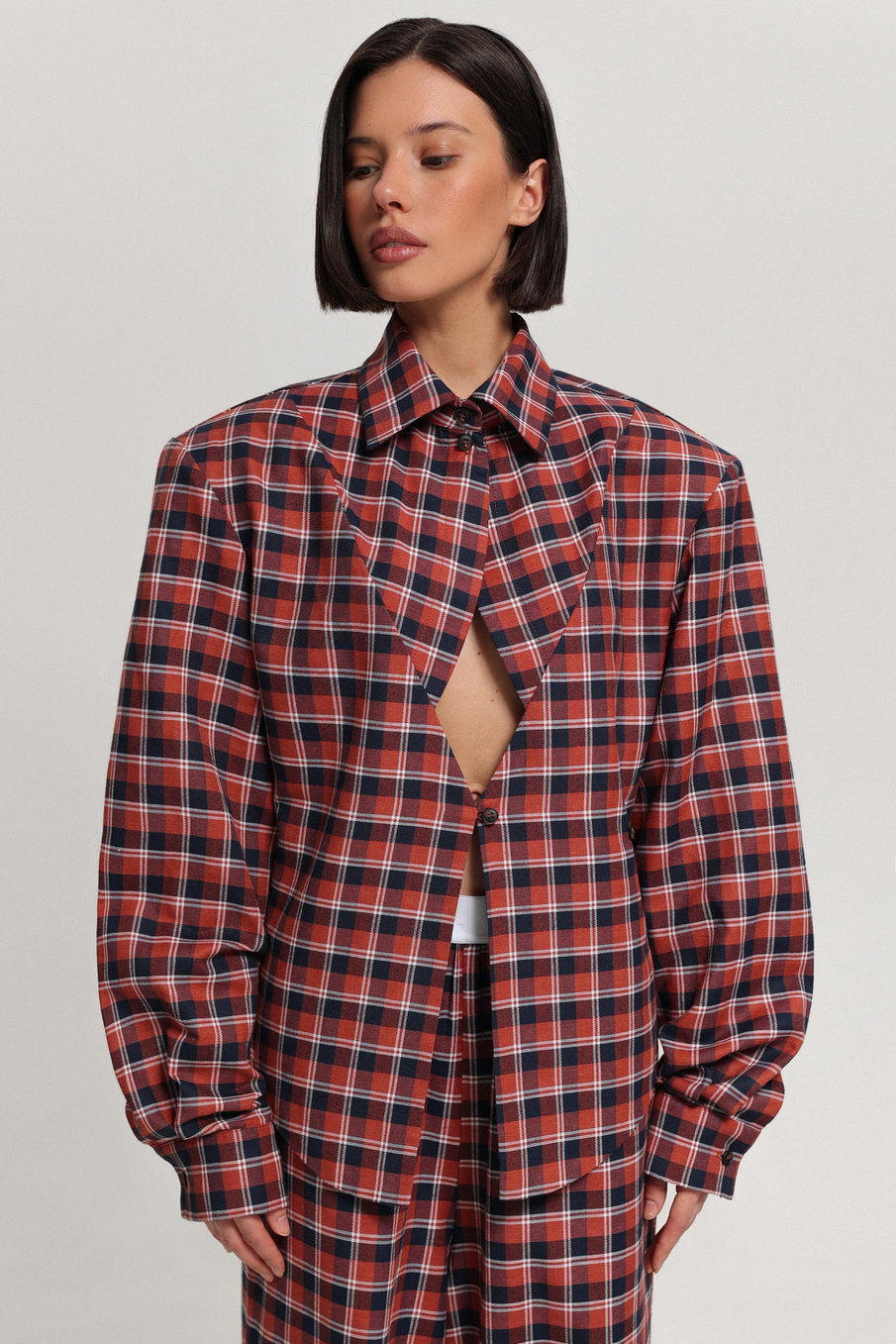 Рубашка в клетку