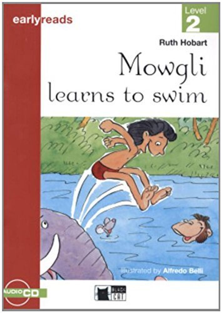 Mowgli Learns To Swim Bk +D (Engl)