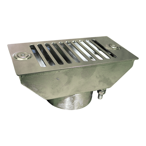 RV Форсунка для переливного лотка под бетон (5м³/ч, ВР2", AISI-304)