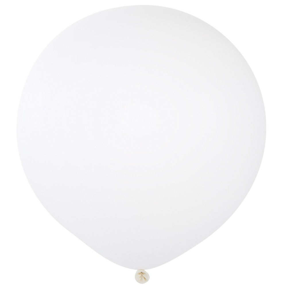 Шар латексный Пастель 91 см (Белый)