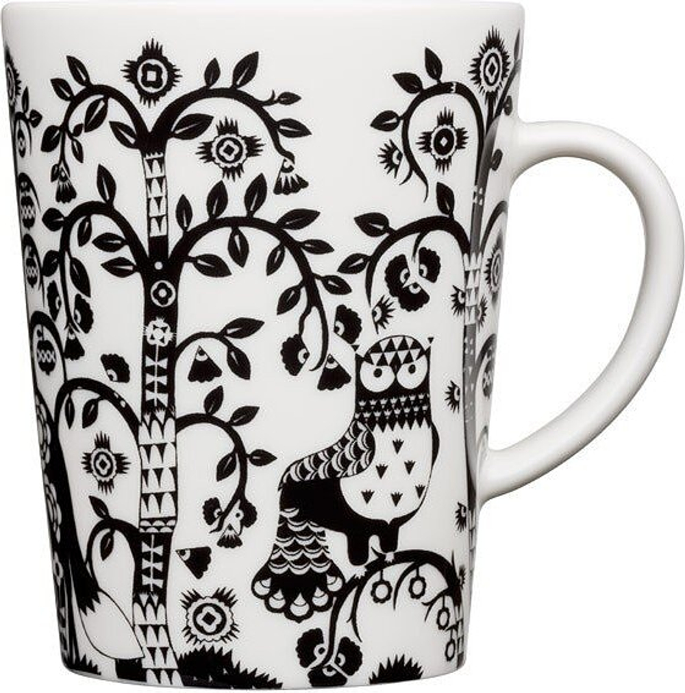 Кружка Iittala Taika, 400 мл, фарфор, чёрная