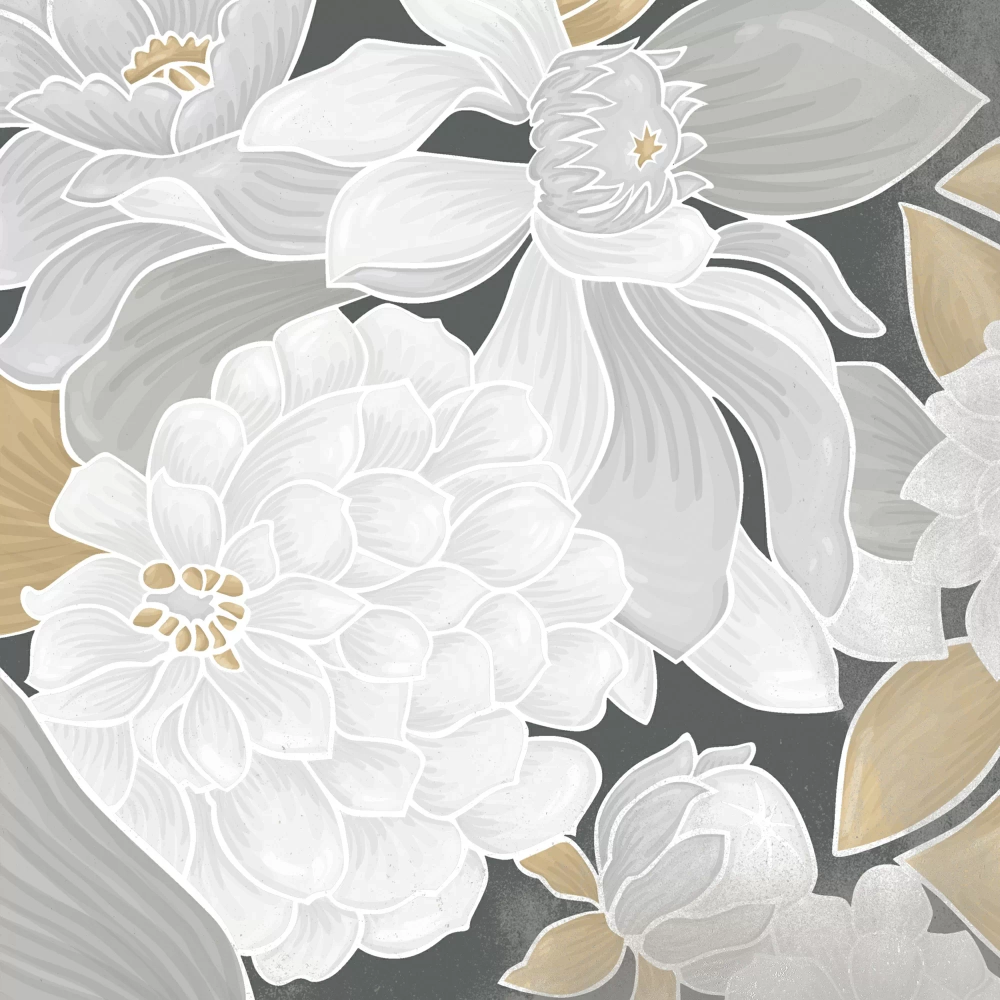 ДЕКОР FLORE GRIS 20X20 ОТ VIVES