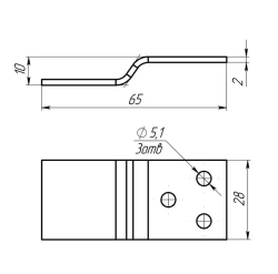 Крепеж для акриловых и стальных ванн , душевых поддонов к стене 4 шт