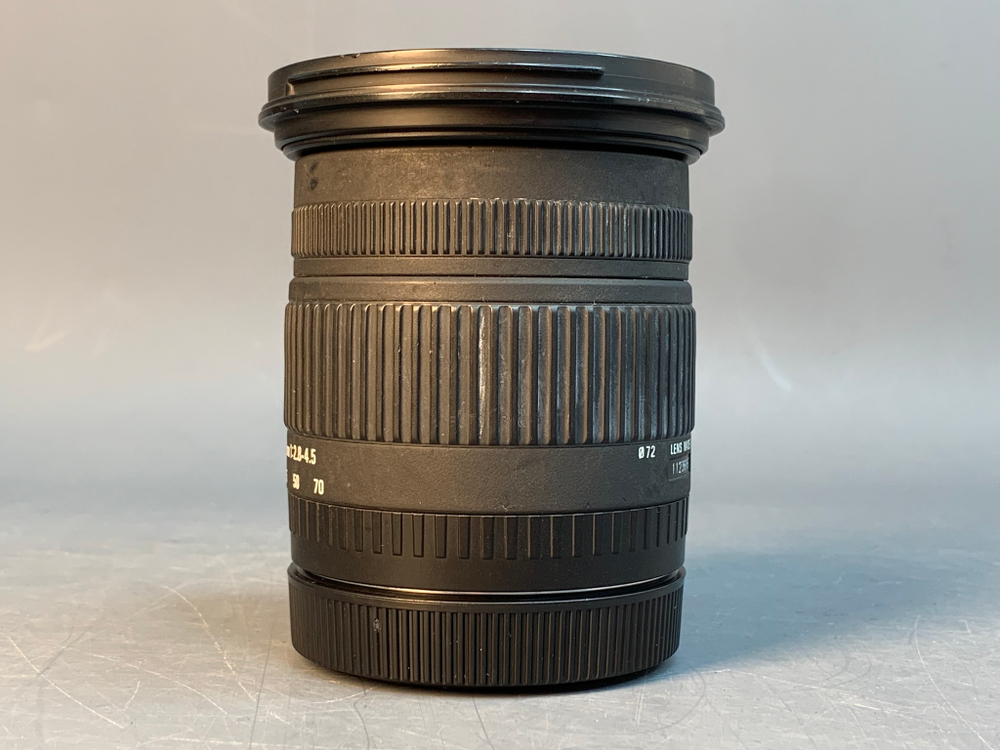 Sigma AF 17-70mm f/2.8-4.5 DC Canon EF-S царапины на передней линзе