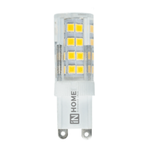 Лампа светодиодная LED-JCD-VC 3Вт 230В G9 4000К БЕЛЫЙ 260Лм IN HOME РАСПРОДАЖА