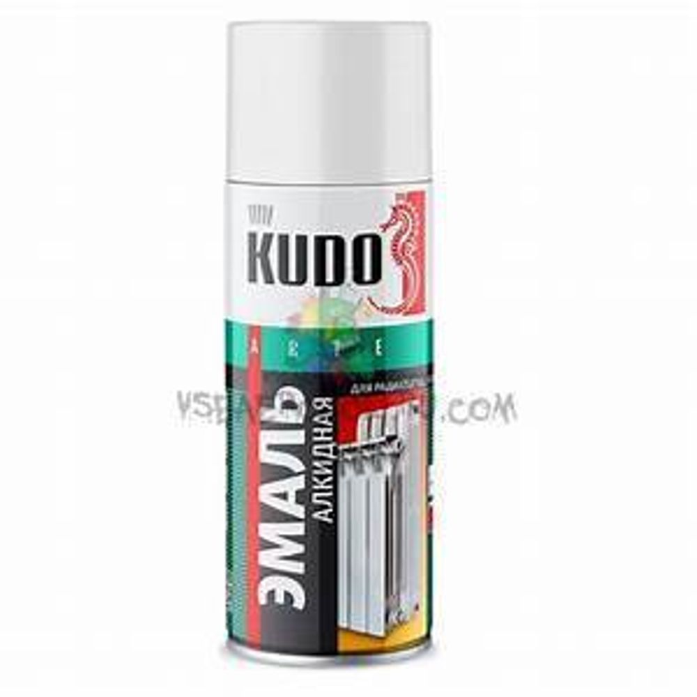 Эмаль-аэрозоль для радиаторов 520мл KU-5101 KUDO белая