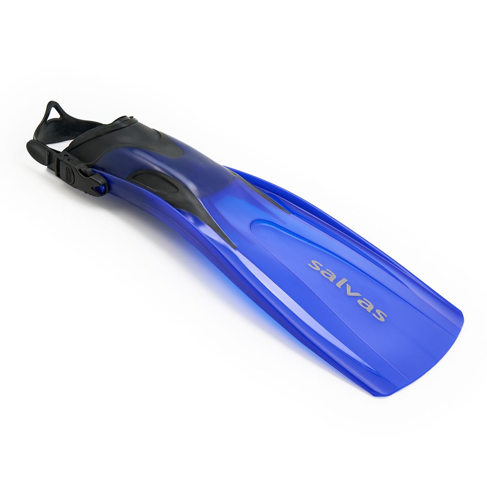 Ласты для плавания SALVAS Hazard Plus Fin BA160SMBBSTS, размер S/M, синие