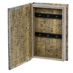 GAEM Ключница с зеркальным элементом, L17 W5 H26 см