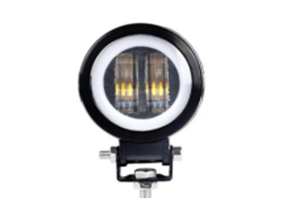 Прожектор LED-СТГ -круг  20W (75*55) 2Lens+ДХО рабоч свет+габарит 9-36v шт GQ0029\GZ018