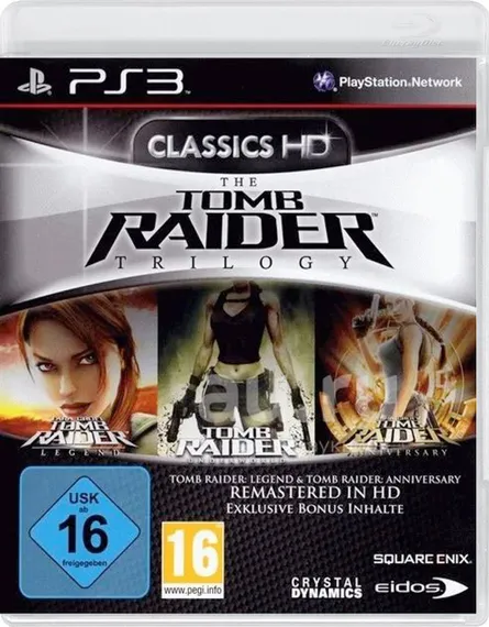 PS3 Tomb Raider Trilogy Classics HD (Б/У, Английская версия, BLES-01195)