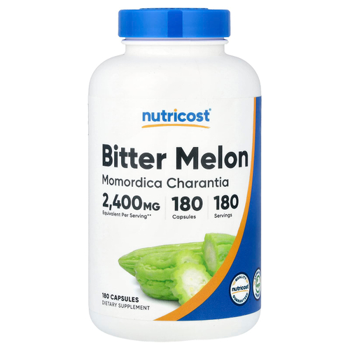 Nutricost, Горькая дыня, 2400 мг, 180 капсул