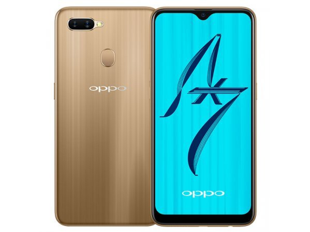 Смартфон OPPO АХ7 Glaring Gold