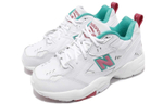 New Balance NB 608 V1 comfortable shock absorption lightweight low-top training shoes women's white green B wide