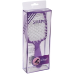 Расческа массажная «Magic Style», прямоугольная, цвет сиреневый, 20*8,3см