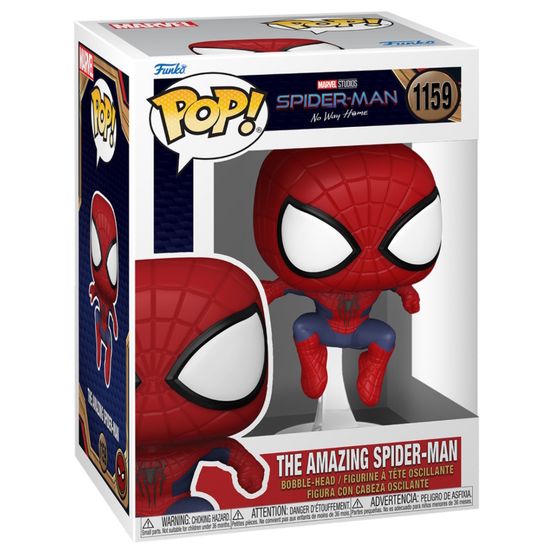 Фигурка Funko POP! Bobble Marvel Spider-Man No Way Home The Amazing Spider-Man Leaping (1159) 67608