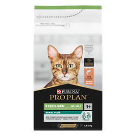 Про План Sterilised Лосось 1,5кг.