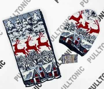 Комплект шарф и шапочка PULLTONIC - "Сказка"