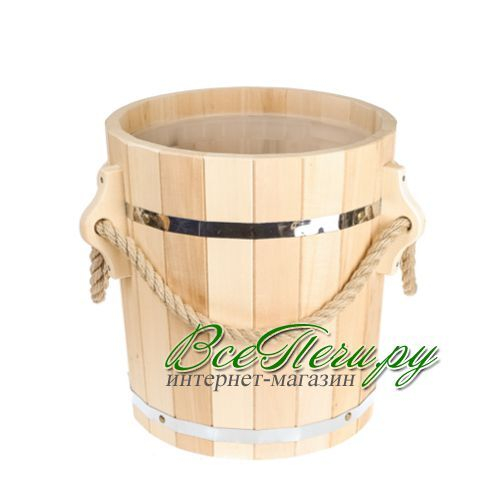 Запарник 30л с пластиковой вставкой (липа) СА-15