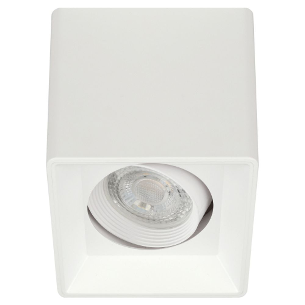 Светильник настенно-потолочный спот ЭРА OL24-1 WH MR16/GU5.3, белый, поворотный | Накладные светильники